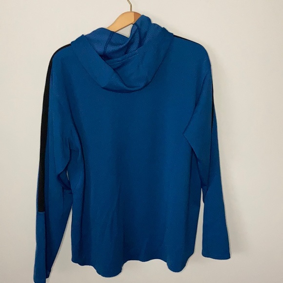 Nike Blue Dri Fit Long Sleeve Hoodie Large - Picture 4 of 5